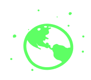 icon earth green light